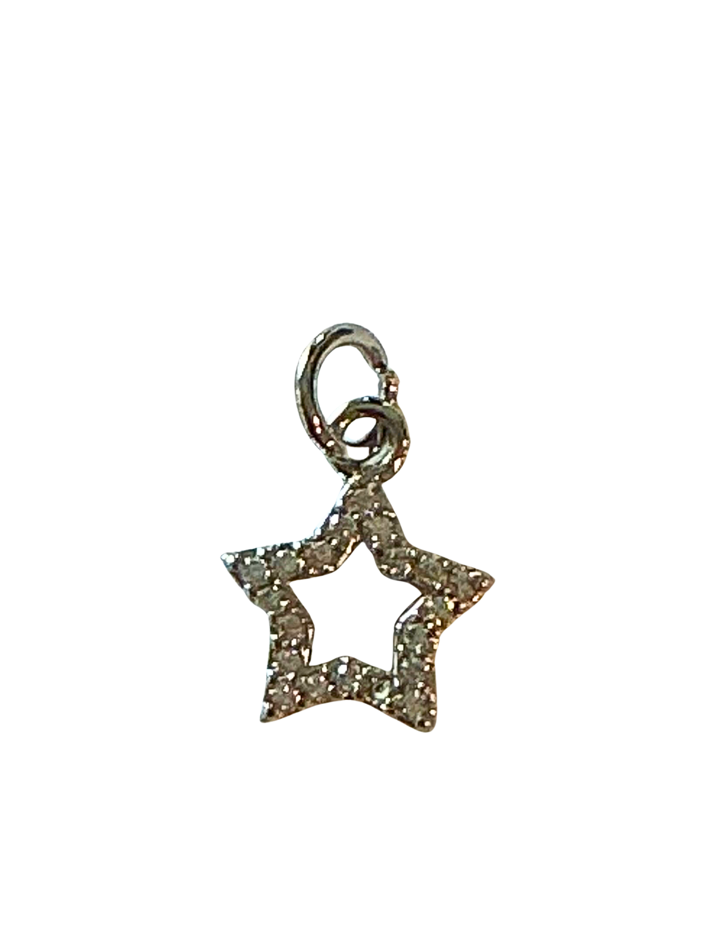 Silver Star Charm
