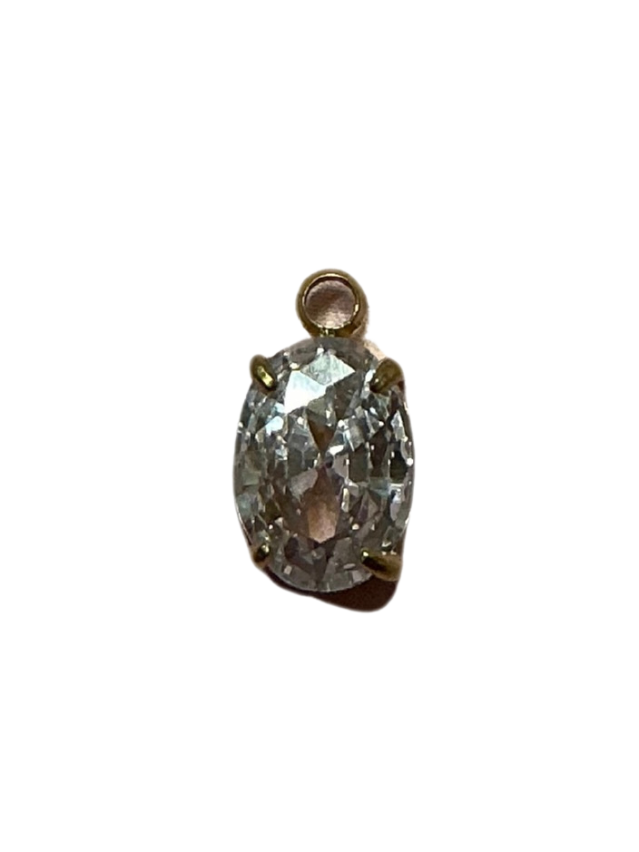 Oval Golden Charm