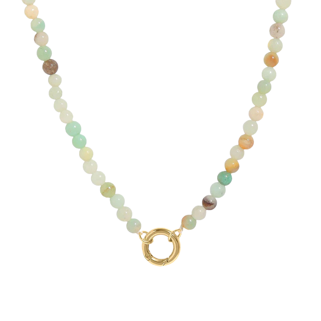 Gold amazonite Necklace