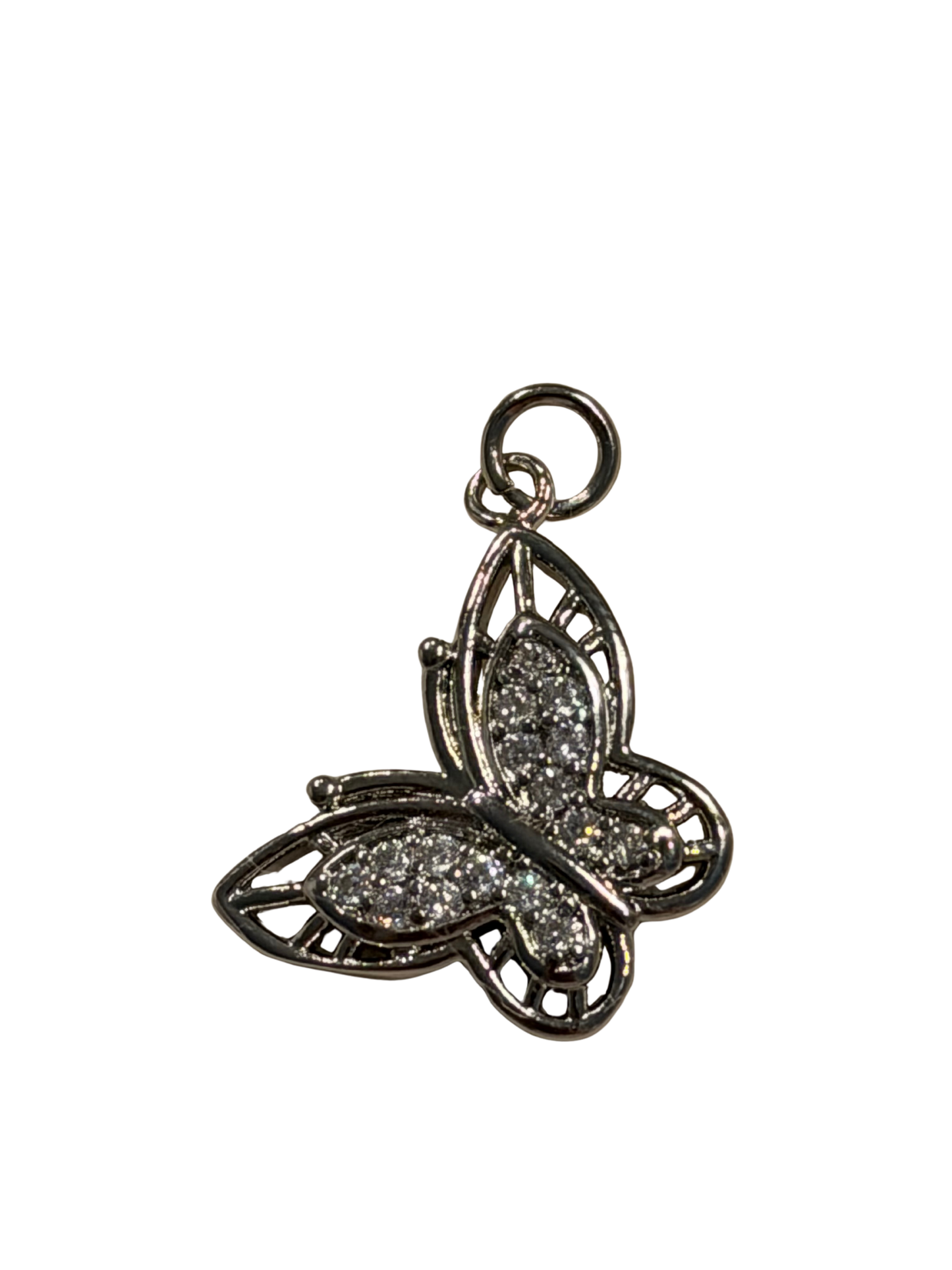 Silver Butterfly Charm