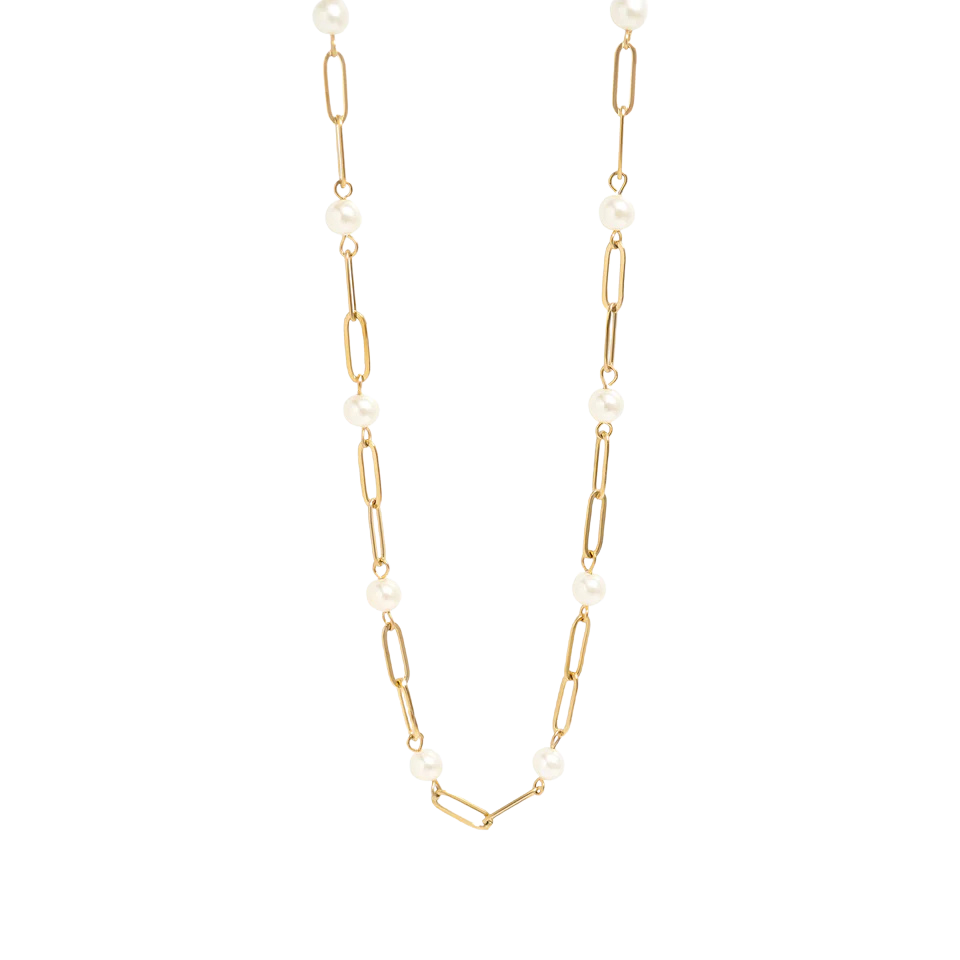 18k PVD pearl Necklace