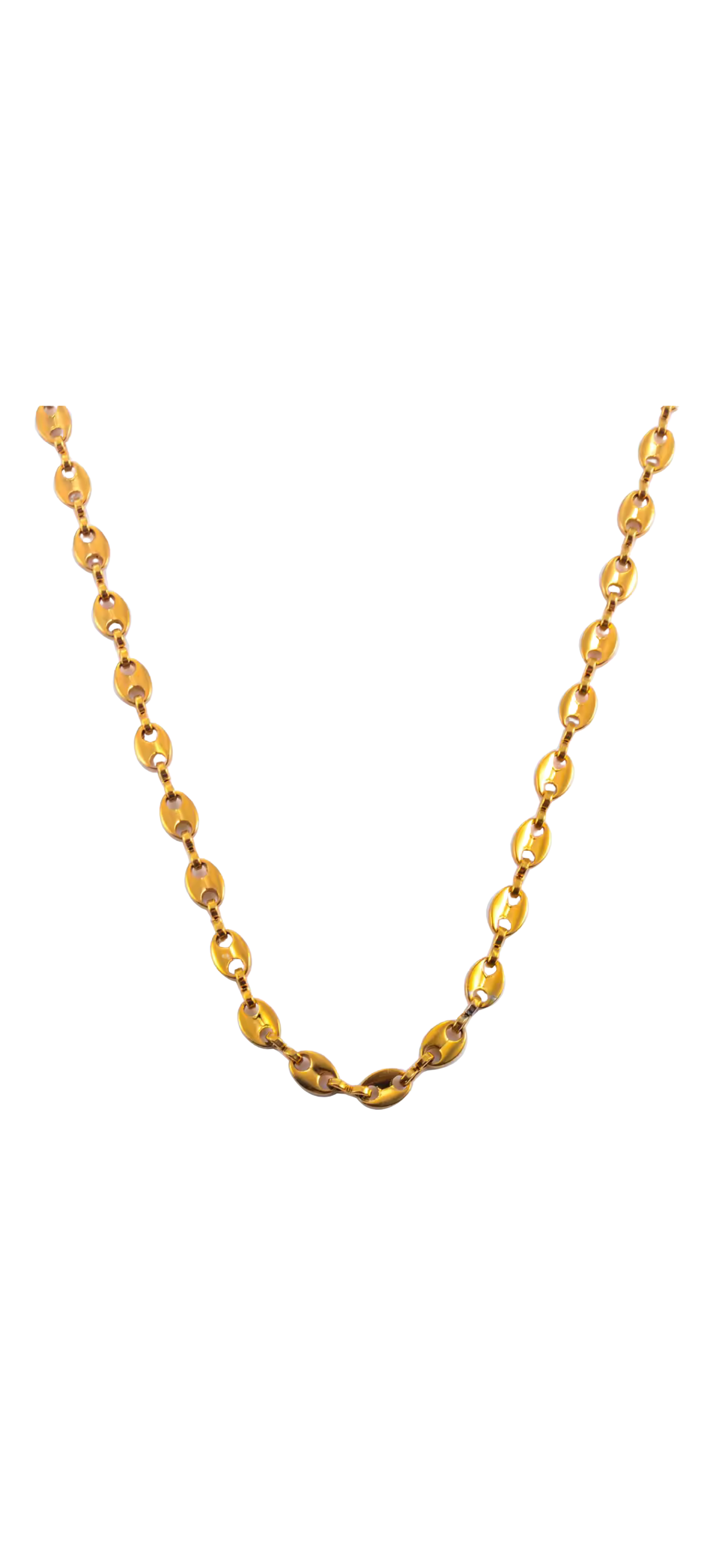 Gold Disc link Chain