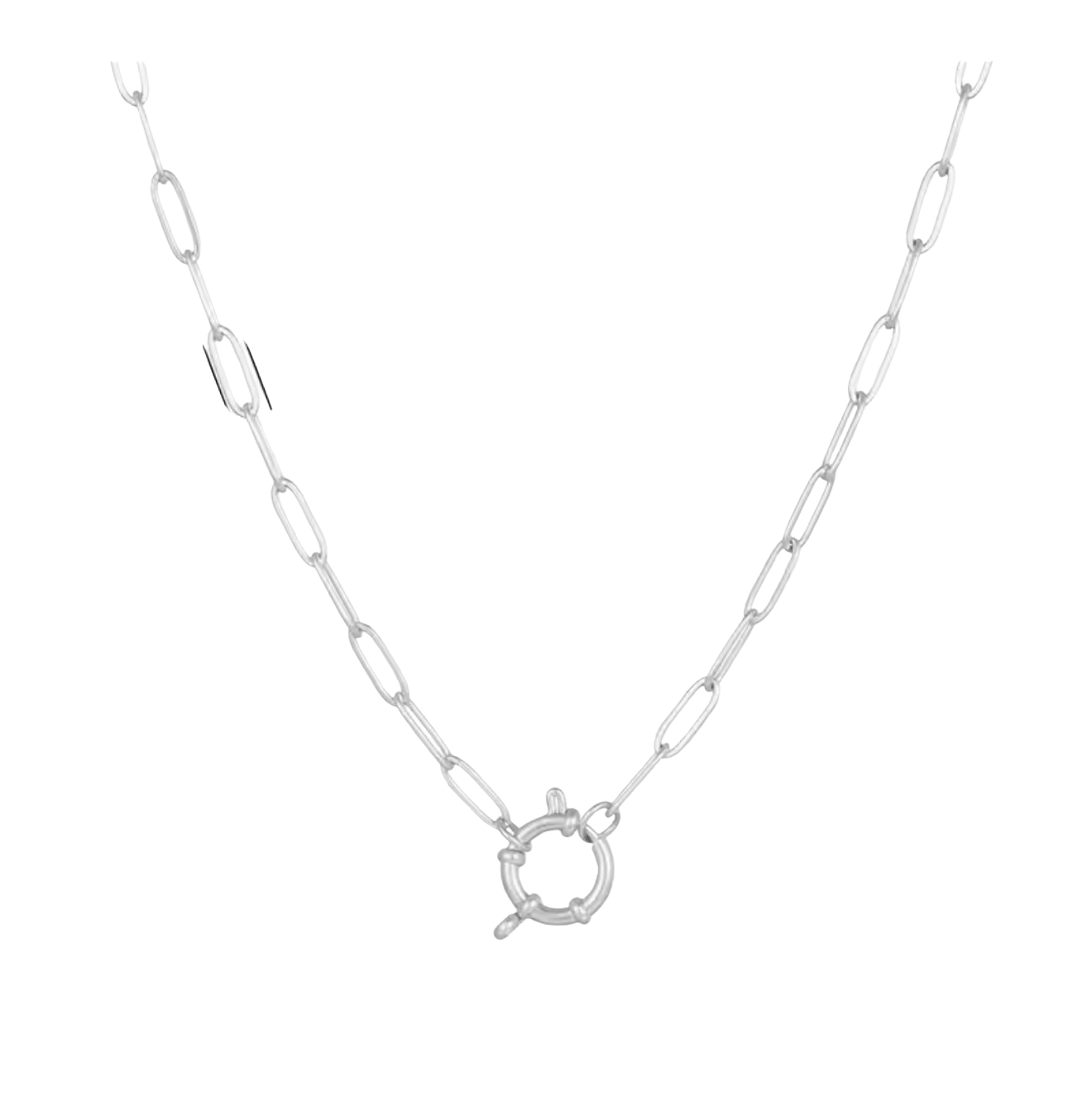 Silver Clip Chain