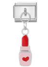 Lipstick Italian Dangle Charm