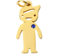 Gold Boy Charm