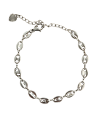 Silver Luna Link Bracelet