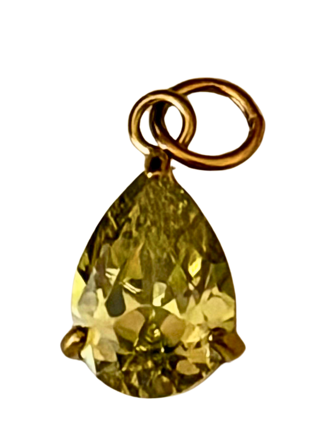 Teardrop BirthStone Charm