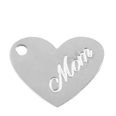 Silver Mom Charm