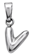 Silver Puffy V
