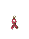 Pink Ribbon Charm
