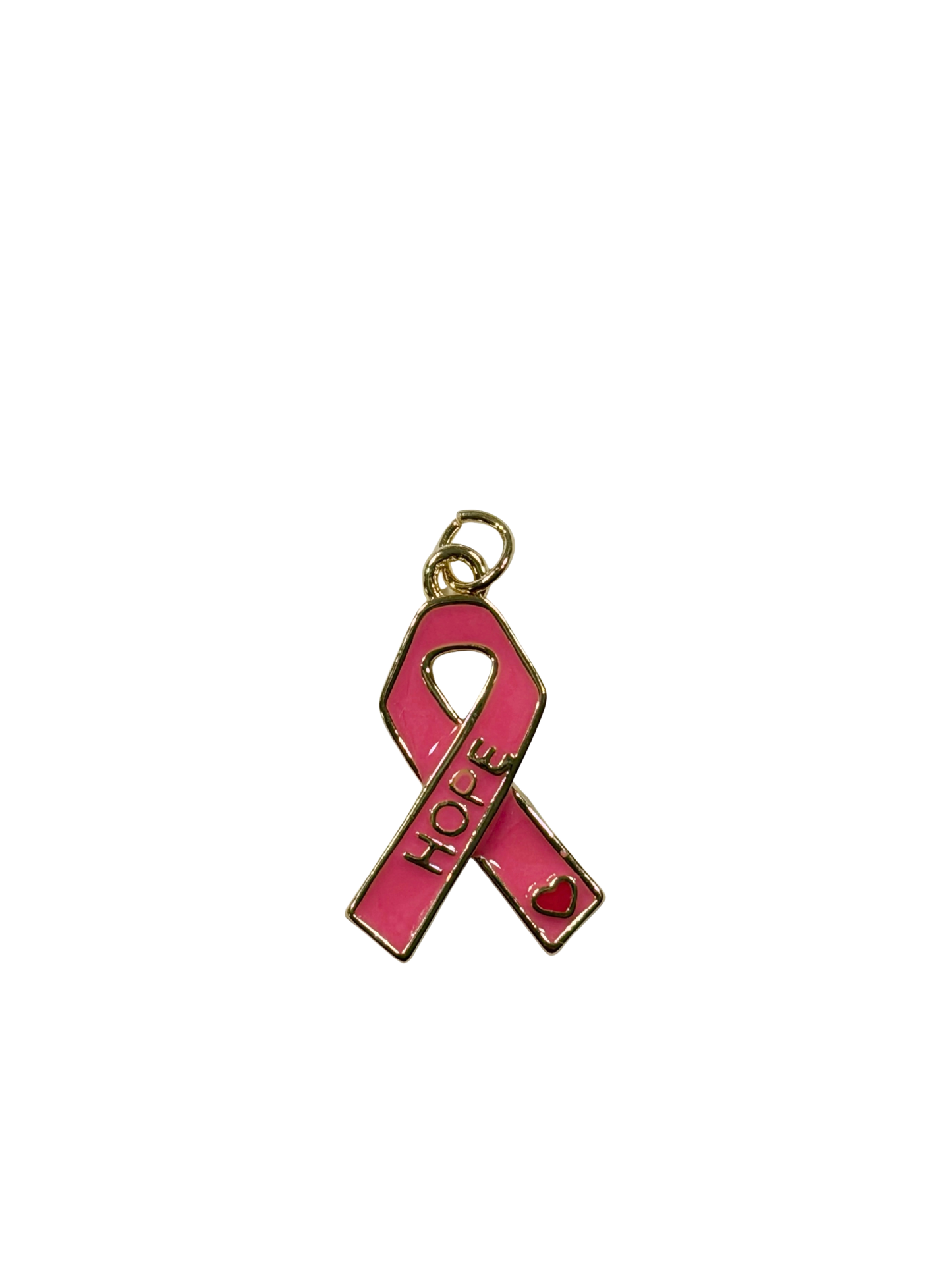 Pink Promise Ribbon Charm