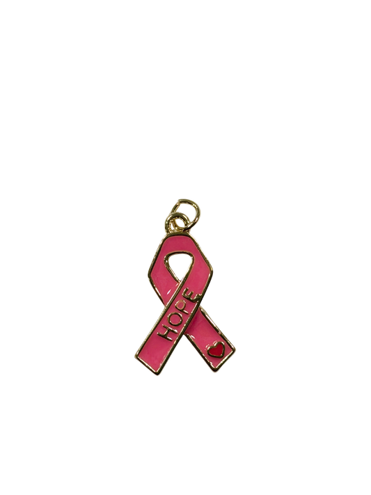 Pink Promise Ribbon Charm