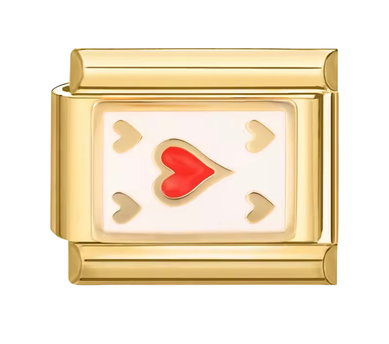 Golden Love Hearts Charm
