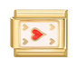 Golden Love Hearts Charm