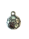 Silver Soccer Charm