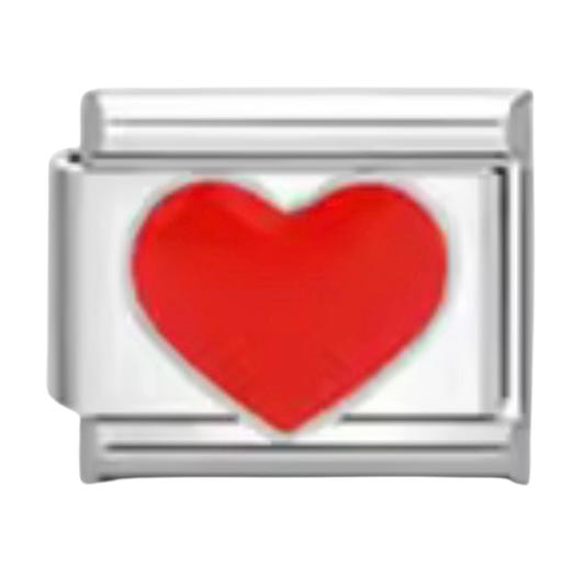 Classic Red Heart Charm