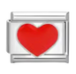 Classic Red Heart Charm