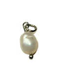 Silver Pearl Charm