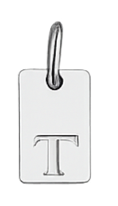 Silver Signature Letter Charms