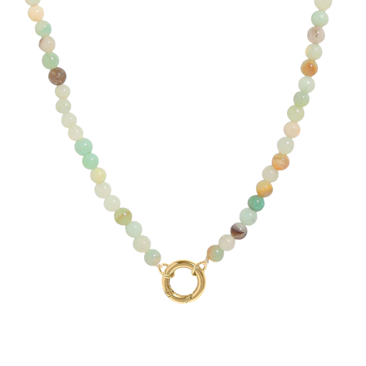 Gold amazonite Necklace