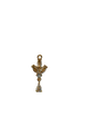 Golden Blossom Drop Charm