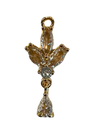 Golden Blossom Drop Charm