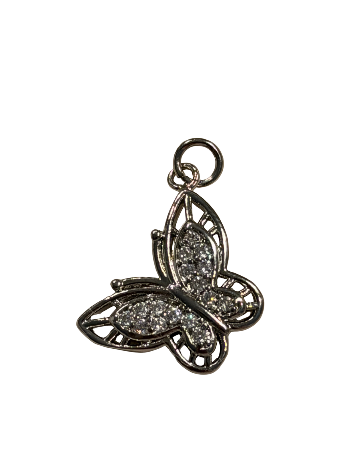 Silver Butterfly Charm