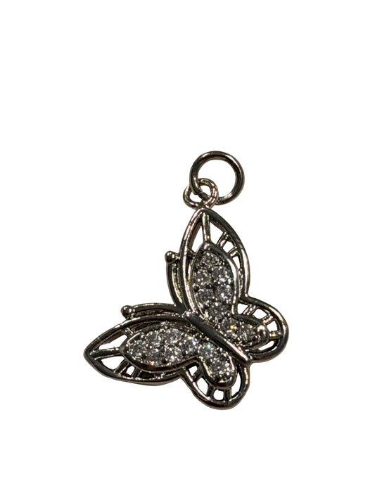 Silver Butterfly Charm