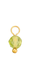Green bead in gold