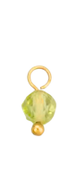 Green bead in gold