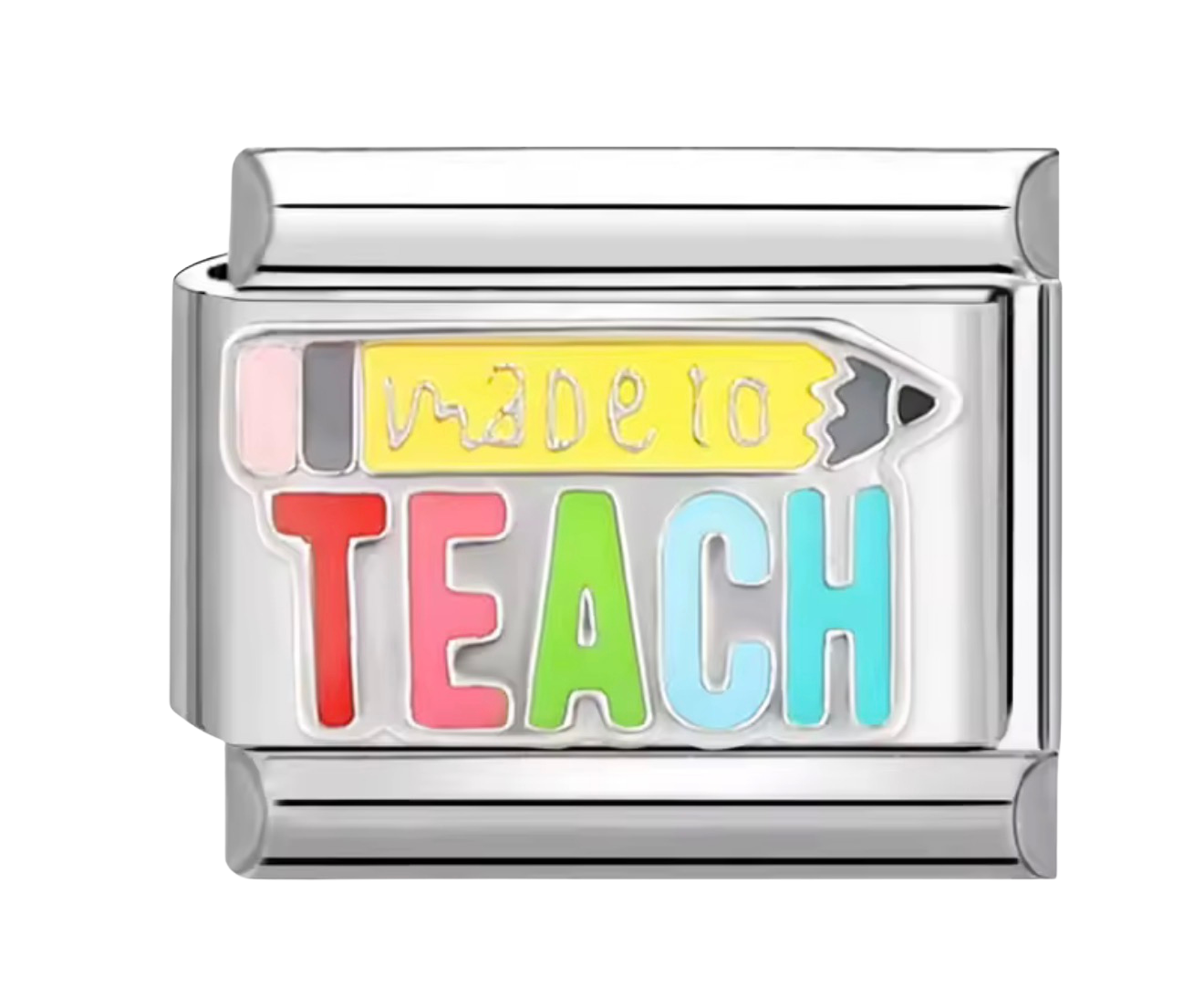 Teach With Heart Charm