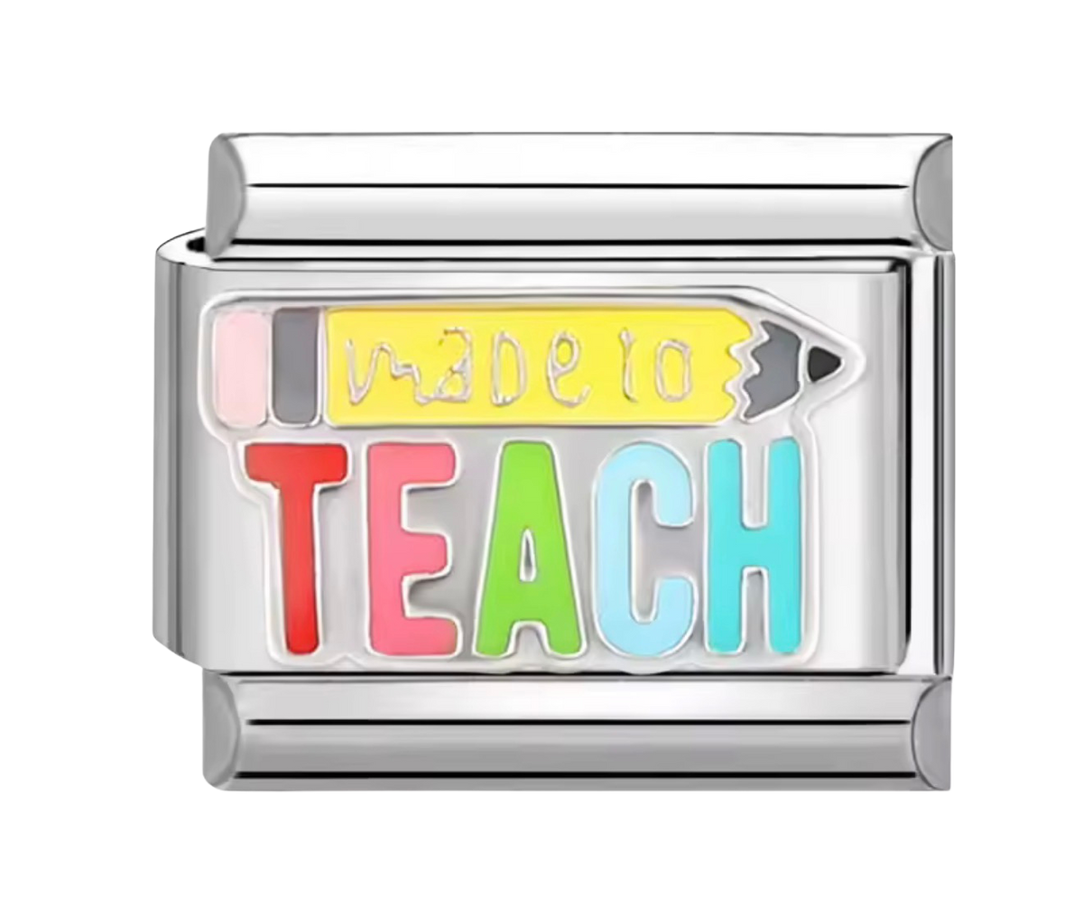 Teach With Heart Charm