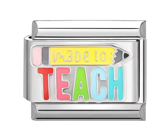Teach With Heart Charm