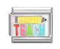 Teach With Heart Charm
