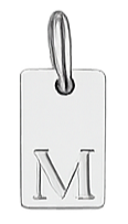 Silver Signature Letter Charms