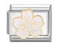 White Blossom Italian Charm