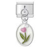 Silver Tulip Charm