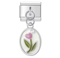 Italian Silver Tulip Charm