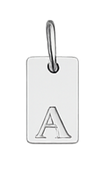 Silver Signature Letter Charms