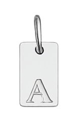 Silver Signature Letter Charms