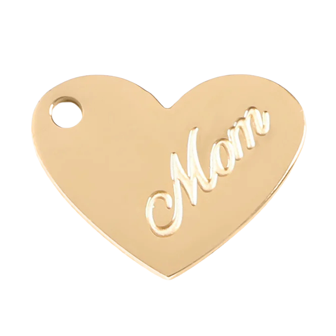 Mom Heart Charm