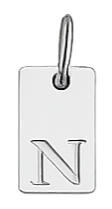 Silver Signature Letter Charms