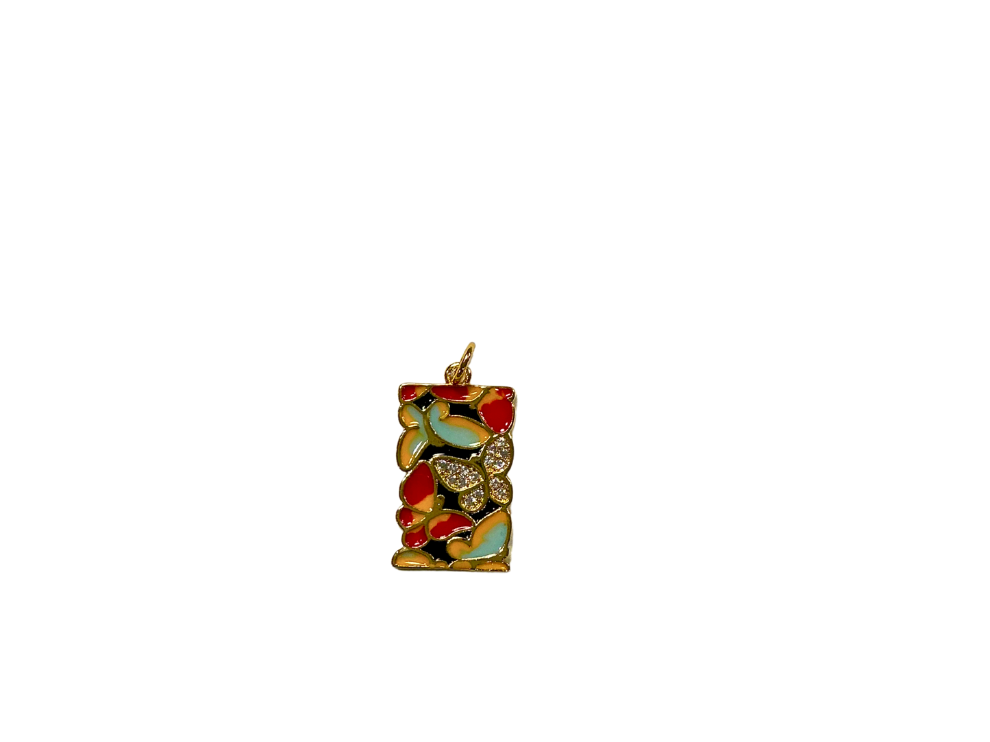 Butterfly Garden Tile Charm