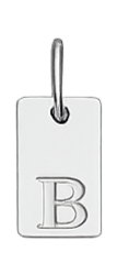 Silver Signature Letter Charms