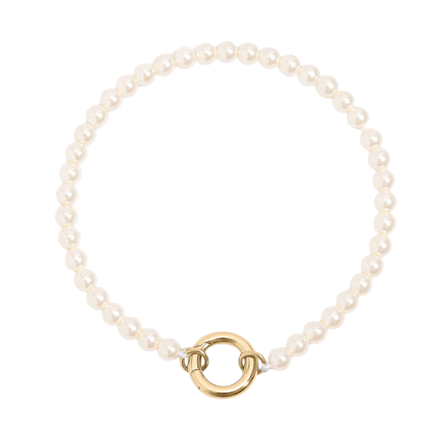 Gold Pearl Bracelet