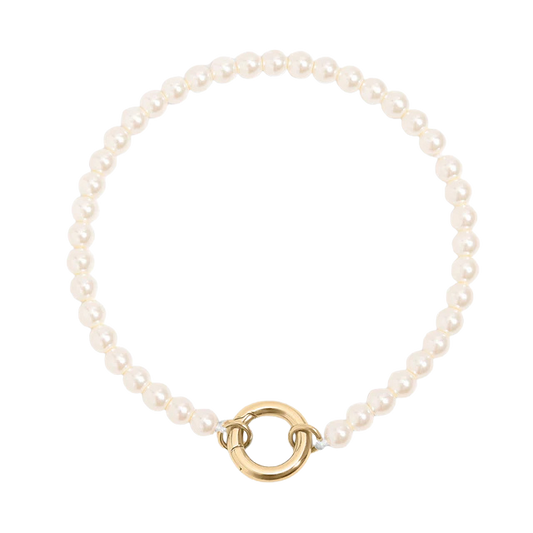 Gold Pearl Bracelet