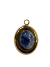 Blue Oval Charm