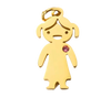 Gold Girl Charm