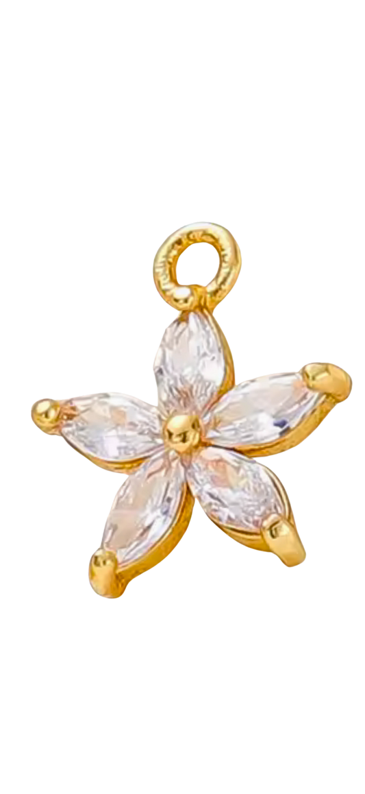 Tiny diamond flower