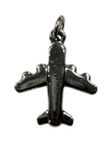 Silver Airplane Charm